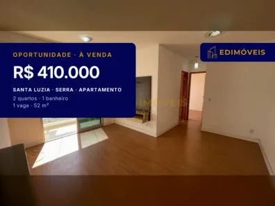 Apartamento com 2 Quartos à venda, 52m² no Santa Luzia, Serra