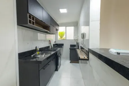 Apartamento com 2 Quartos para alugar, 48m² no Jardim Califórnia, Jacareí