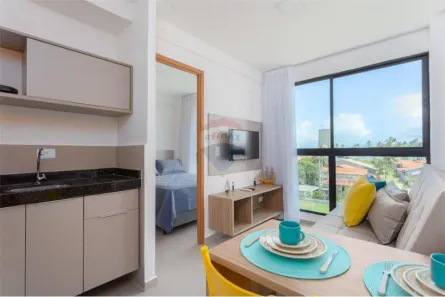 Apartamento com 1 Quarto à venda, 21m² no Porto de Galinhas, Ipojuca