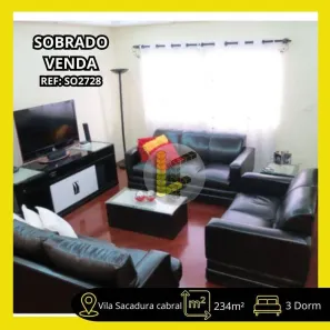 Sobrado com 3 Quartos à venda, 234m² no Vila Palmares, Santo André
