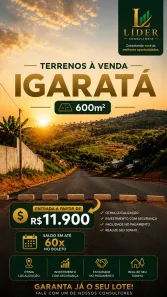 Lote/Terreno à venda, 600m² no , Igaratá
