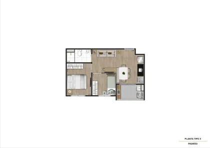 Apartamento com 2 Quartos à venda, 38m² no Lapa de Baixo, São Paulo