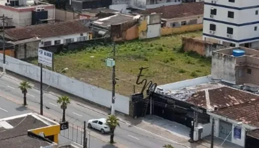 Lote/Terreno para alugar, 1680m² no Guilhermina, Praia Grande