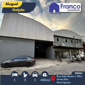 Galpão/Depósito/Armazém com 1 Quarto para alugar, 400m² no Rancho Fundo, Nova Iguaçu