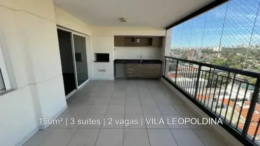 Apartamento com 3 Quartos à venda, 149m² no Vila Leopoldina, São Paulo