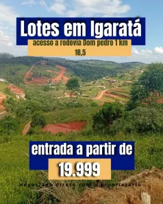 Lote/Terreno à venda, 600m² no Recanto das Águas, Igaratá
