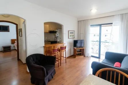 Flat com 1 Quarto para alugar, 45m² no Jardim Paulista, São Paulo
