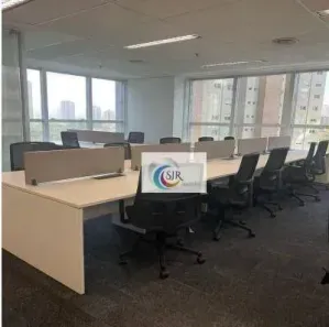 Sala Comercial para alugar, 136m² no Cidade Monções, São Paulo