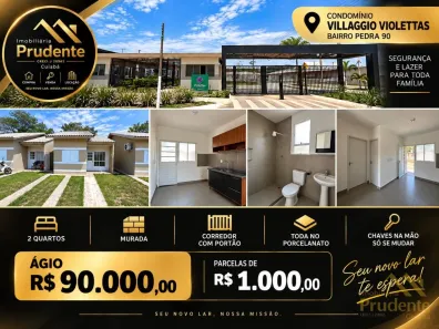 Casa de Condomínio com 2 Quartos à venda, 47m² no Pedra 90, Cuiabá