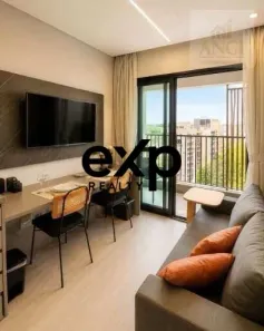 Apartamento com 1 Quarto para alugar, 29m² no Indianópolis, São Paulo