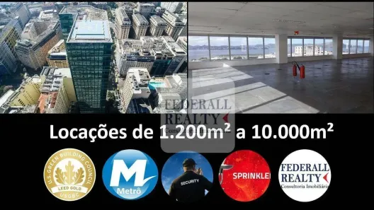 Sala Comercial para alugar, 1246m² no Centro, Rio de Janeiro