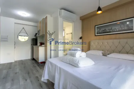 Apartamento com 1 Quarto à venda, 26m² no Santo Amaro, São Paulo
