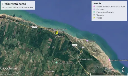 Lote/Terreno à venda, 840m² no Lagoa do Sal, São Miguel do Gostoso