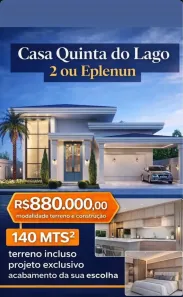 Casa de Condomínio com 3 Quartos à venda, 140m² no Quinta do Lago Residence, São José do Rio Preto