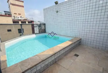 Cobertura com 1 Quarto à venda, 112m² no Pompéia, Santos