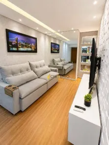 Apartamento com 3 Quartos à venda, 96m² no Vila Scarpelli, Santo André