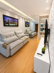 Apartamento com 3 Quartos à venda, 96m² no Vila Scarpelli, Santo André