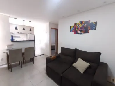 Apartamento com 2 Quartos para alugar, 45m² no Três Barras, Contagem