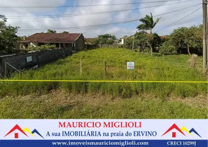 Lote/Terreno à venda, 288m² no Praia do Ervino, São Francisco do Sul