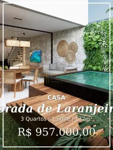 Casa com 3 Quartos à venda, 132m² no Morada de Laranjeiras, Serra