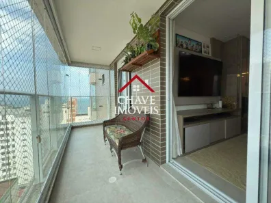 Apartamento com 3 Quartos à venda, 120m² no Embaré, Santos