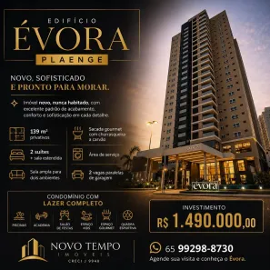 Apartamento com 2 Quartos à venda, 139m² no Jardim Leblon, Cuiabá