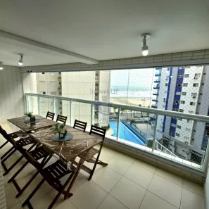 Apartamento com 2 Quartos para venda ou aluguel, 80m² no Boqueirão, Praia Grande