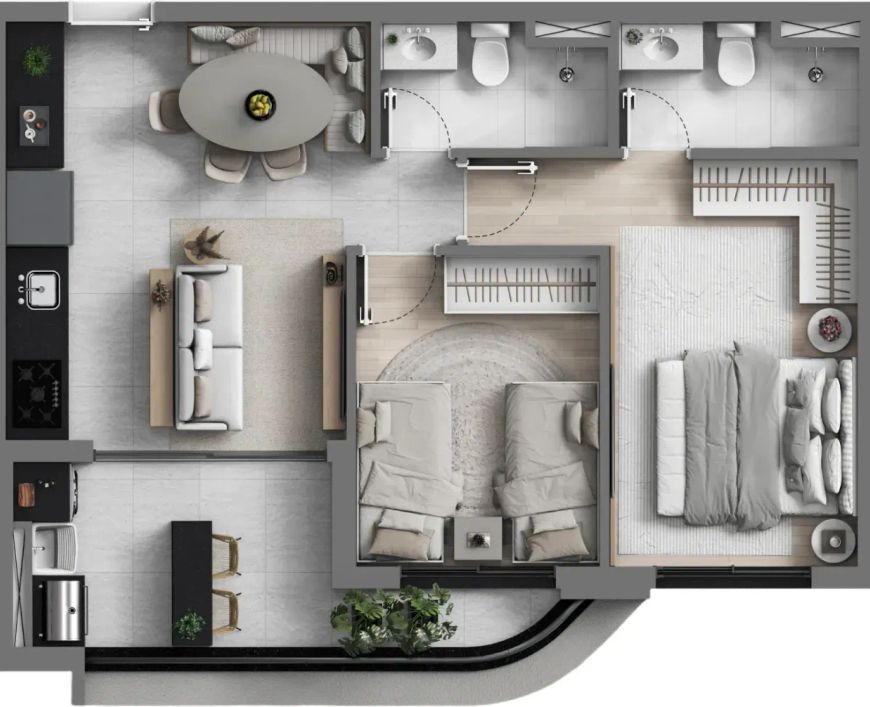 ART DESIGN RESIDENCE no Dezoito do Forte Empresarial/Alphaville., Barueri