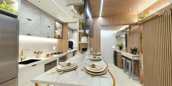 Apartamento com 2 Quartos à venda, 59m² no Vila Alzira, Santo André