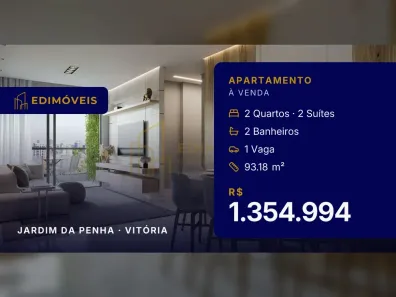 Apartamento com 2 Quartos à venda, 93m² no Jardim da Penha, Vitória