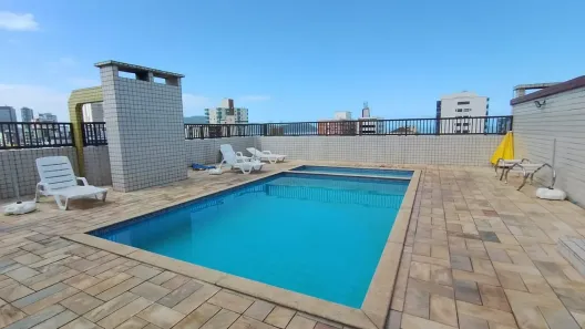 Apartamento com 1 Quarto para alugar, 50m² no Guilhermina, Praia Grande