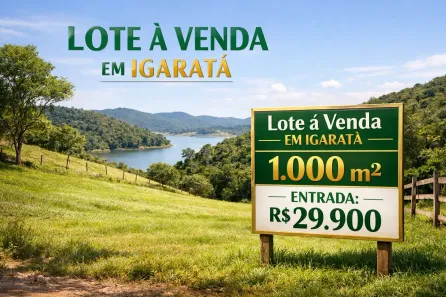 Lote/Terreno à venda, 1000m² no Centro, Igaratá