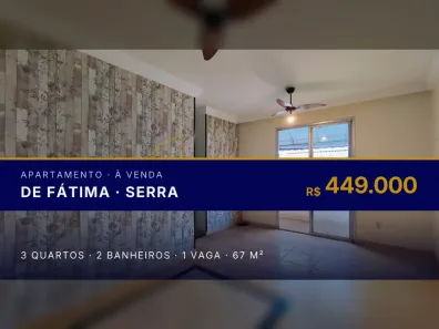 Apartamento com 3 Quartos à venda, 67m² no de Fátima, Serra