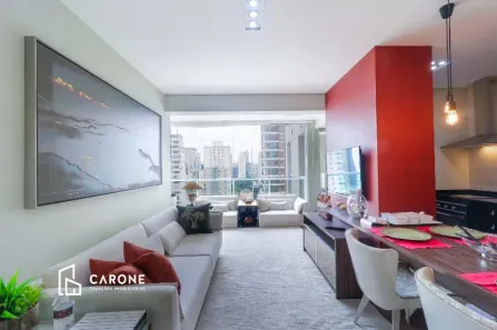 Apartamento com 1 Quarto para alugar, 68m² no Vila Nova Conceição, São Paulo