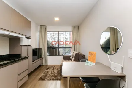 Apartamento com 1 Quarto para alugar, 26m² no Alto da Glória, Curitiba