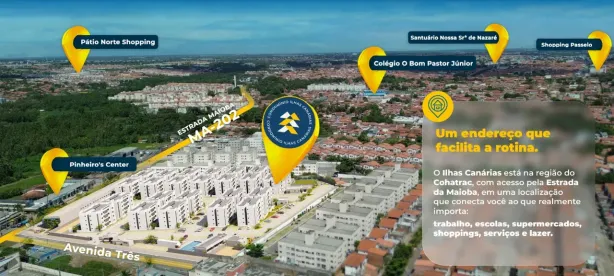 Apartamento com 2 Quartos à venda, 43m² no Maioba, Paço do Lumiar