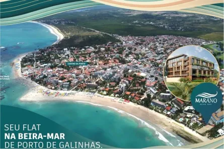 Flat com 1 Quarto à venda, 22m² no Porto de Galinhas, Ipojuca