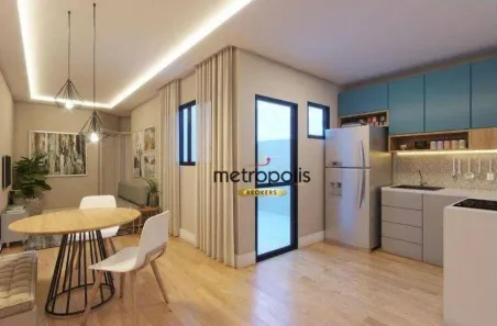 Apartamento com 2 Quartos à venda, 83m² no Campestre, Santo André