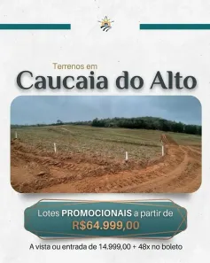 Lote/Terreno à venda, 500m² no Centro (Caucaia do Alto), Cotia