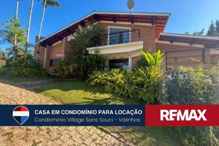 Casa de Condomínio com 5 Quartos para alugar, 590m² no Dois Córregos, Valinhos