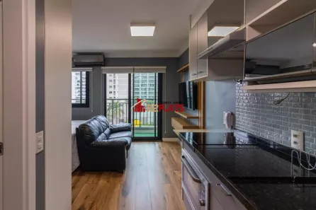 Flat com 1 Quarto para alugar, 28m² no Indianópolis, São Paulo