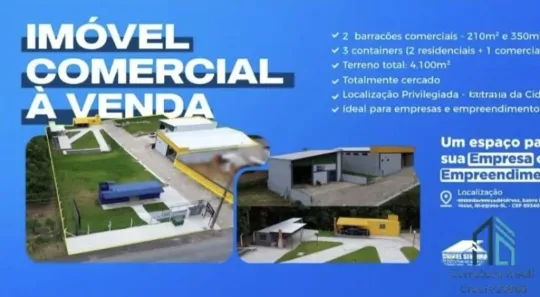 Galpão/Depósito/Armazém à venda, 4100m² no , Itaiópolis