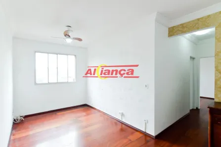 Apartamento com 2 Quartos para alugar, 57m² no Cocaia, Guarulhos