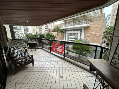 Apartamento com 3 Quartos à venda, 189m² no Gonzaga, Santos