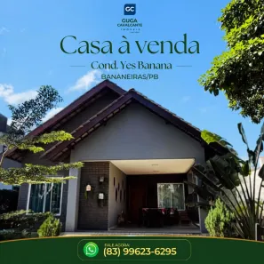 Casa de Condomínio com 4 Quartos à venda, 160m² no , Bananeiras