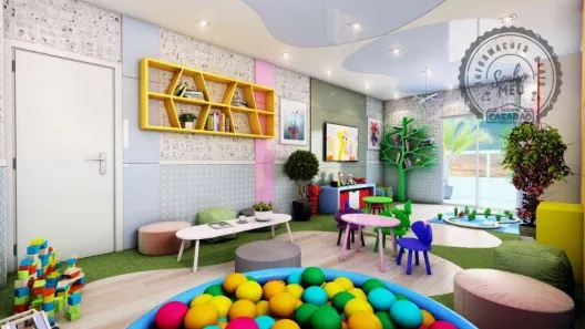 Apartamento com 2 Quartos à venda, 75m² no Caiçara, Praia Grande