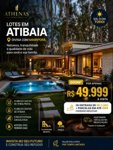 Lote/Terreno à venda, 600m² no Centro, Atibaia