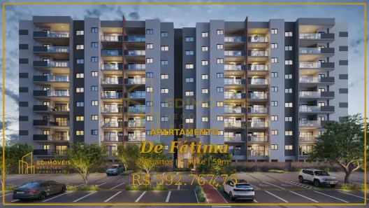 Apartamento com 2 Quartos à venda, 59m² no de Fátima, Serra