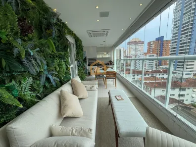 Apartamento com 3 Quartos à venda, 122m² no Gonzaga, Santos
