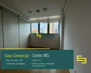 Sala Comercial à venda, 38m² no Centro, Belo Horizonte